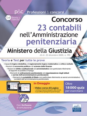 cover image of Concorso 23 Contabili Ministero della Giustizia--Amministrazione Penitenziaria